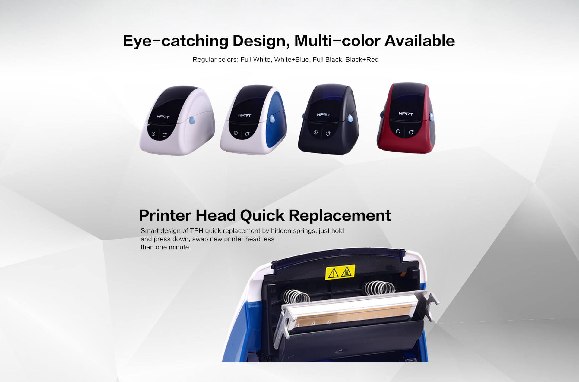 HPRT LPQ80 Fashionable design label printer